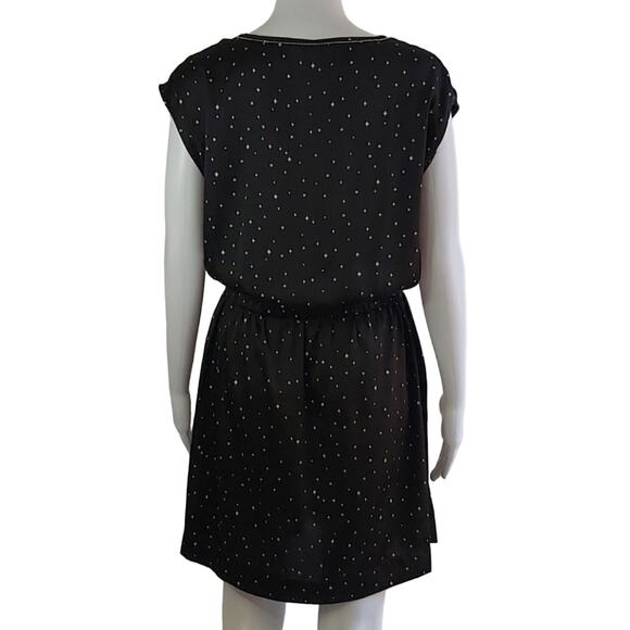 H&M Silky Satin Polyester Twinkle Star Dress Size 8 - Picture 3 of 7
